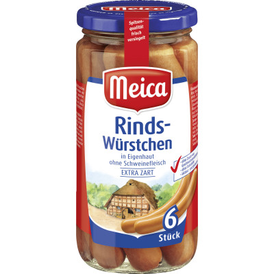 Meica 6 Rindwürstchen 380G 