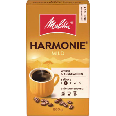 Melitta Kaffee Harmonie mild gemahlen 500G 