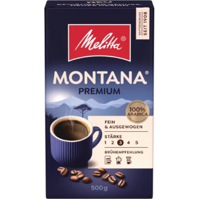 Melitta Kaffee Montana gemahlen 500G 