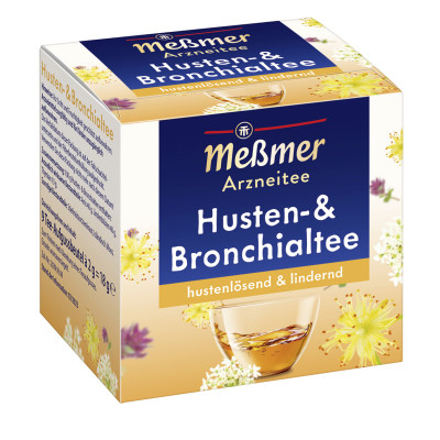 Meßmer Arzneitee Husten-& Bronchialtee hustenlösend & lindernd 9ST 18G 