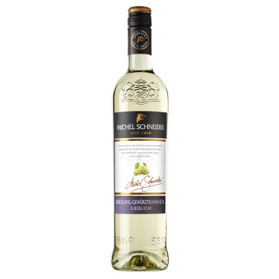 Michel Schneider Riesling Gewürztraminer lieblich 0,75L 