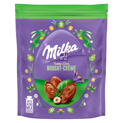 Milka Feine Eier Nougat-Creme 10ST 90G 