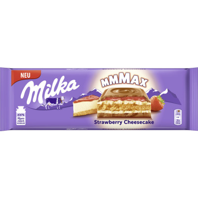 Milka Strawberry Cheesecake Großtafel 300G  - MHD 19.12.2025 