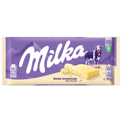 Milka Weiße Schokoladentafel 90G 