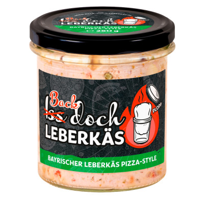 Müllers Back doch Leberkäs Pizza-Style 250G 