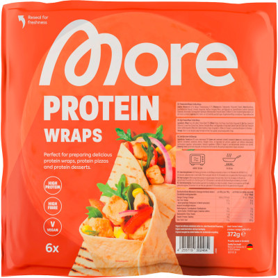 More Protein Wrap 6ST 372G 