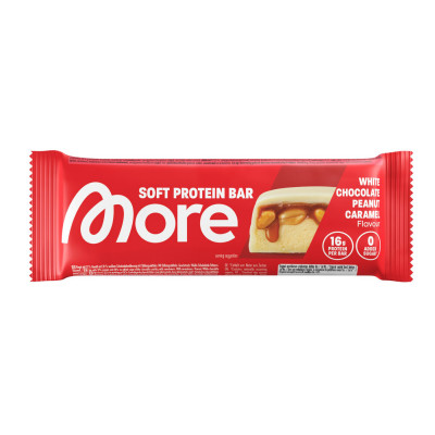 More Soft Protein Bar White Chocolate Peanut Caramel 50G 