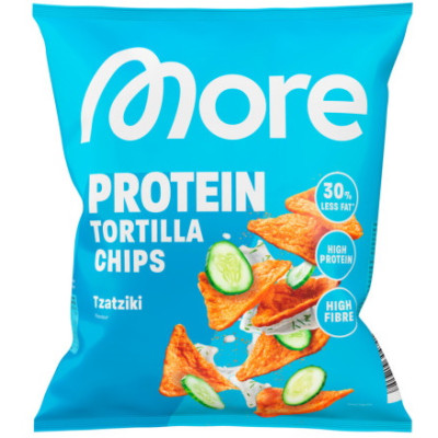 More Protein Tortilla Chips Tzatziki 50G 