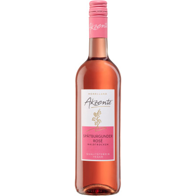 Moselland Akzente Spätburgunder Rose halbtrocken 0,75L 