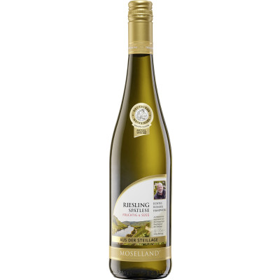 Moselland Riesling Spätlese Fruchtig & Süss 0,75L 