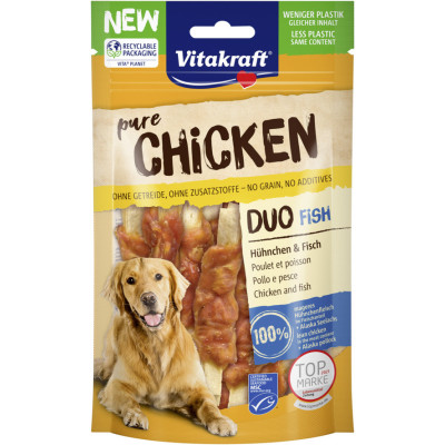 Vitakraft Pure Chicken Duo Fish 80G 