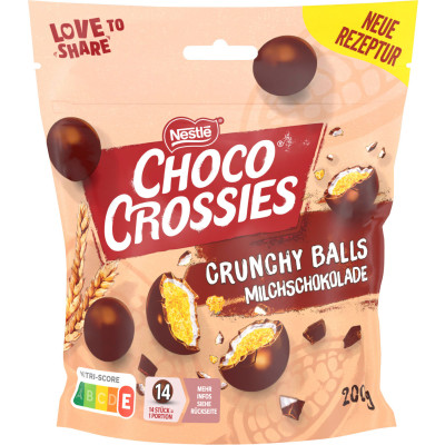 Nestlé Choco Crossies Crunchy Balls Milchschokolade 14ST 200G 