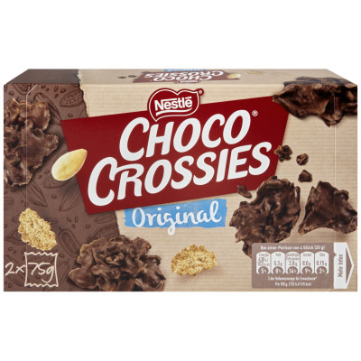 Nestle Choco Crossies Classic 2ST 150G 