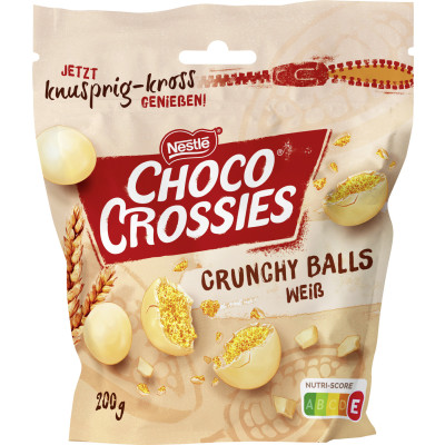 Nestle Choco Crossies Crunchy Balls weiß 200G - MHD 11.2025 