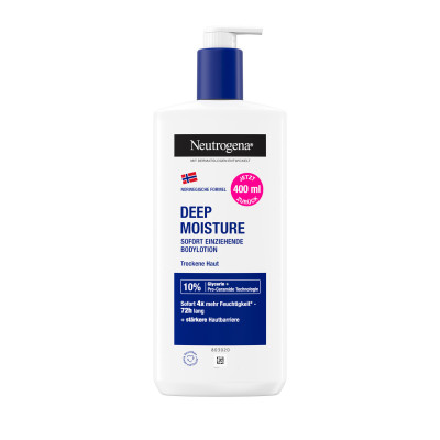 Neutrogena Norwegische Formel Deep Moisture sofort einziehende Bodylotion 400ML 