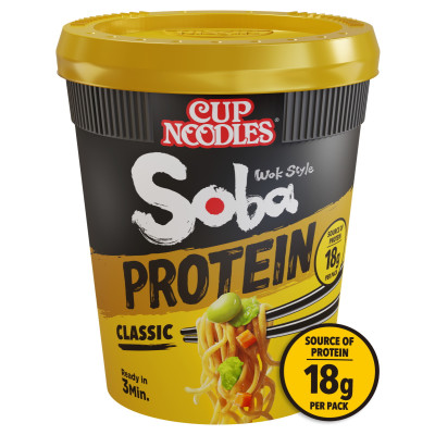 Nissin Cup Noodles Soba Protein Classic 92G 