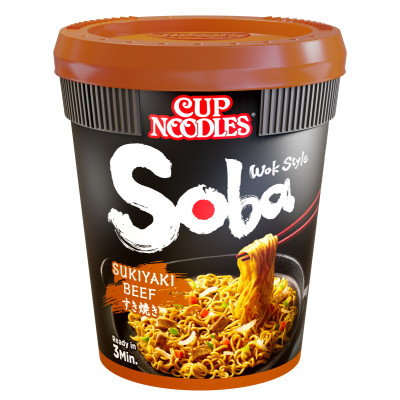 Nissin Cup Noodles Soba Sukiyaki Beef 89G 