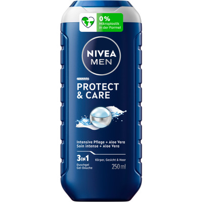 Nivea Men 3in1 Duschgel Protect & Care 250ML - Abverkauf 