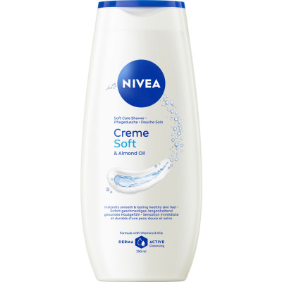 Nivea Pflegedusche Creme Soft & Almond Oil 250ML 