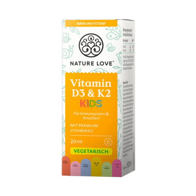 Nature Love Vitamin D3 & K2 Kids 20ML 
