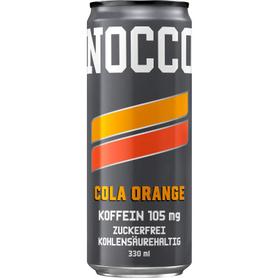 Nocco Cola Orange 0,33L Dose - Abverkauf 