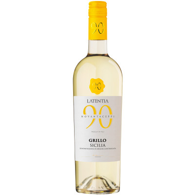 Novantaceppi Grillo Sicilia DOC 0,75L - Etikett verschmutzt/beschädigt 