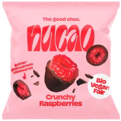 Nu Bio Nucao Crunchy Raspberries 50G 