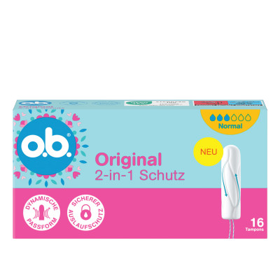 o.b.Tampons Original 2in1 Schutz Normal 16ST 