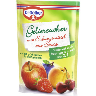Dr.Oetker Gelierzucker mit Süßungsmittel aus Stevia 350G 