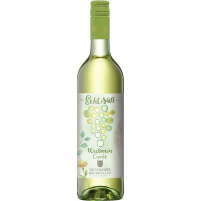 Ortenauer Weinkeller Echt Süß Weißwein Cuvée 0,75L 