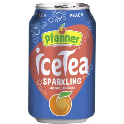 Pfanner Ice Tea Sparkling Peach 0,33L 
