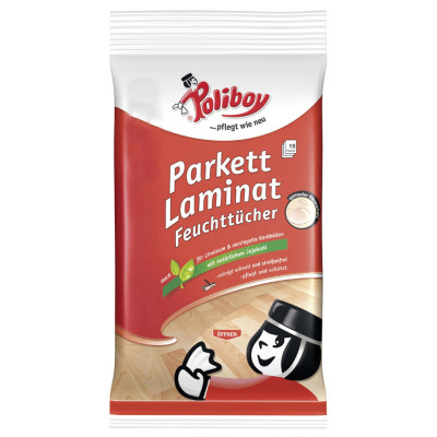 Poliboy Parkett Laminat Feuchttücher 15ST 