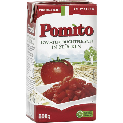 Pomito Tomatenfruchtfleisch in Stücken 500G - MHD 28.02.26 