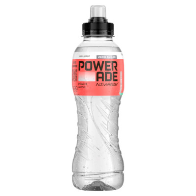 Powerade Active Water Peach & Apple 0,5L PET 