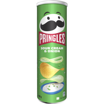 Pringles Sour Cream & Onion 185G 