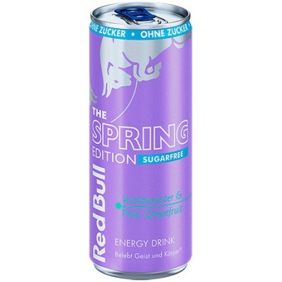 Red Bull Energy Drink Lilac Edition Waldmeister & Grapefruit Sugarfree 0,25l