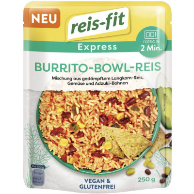 Reis-Fit Express Burrito-Bowl-Reis 250G 
