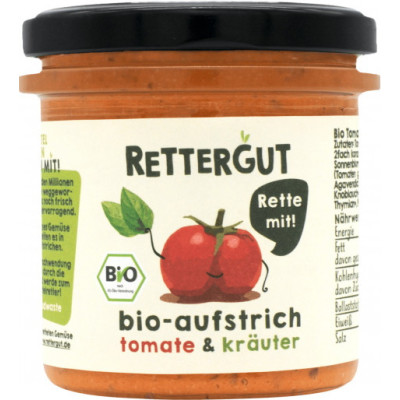 Rettergut Bio Aufstrich Tomate & Kräuter 135G 