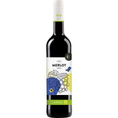 Rheinberg Kellerei Bio Merlot IGT Rotwein 0,75L 