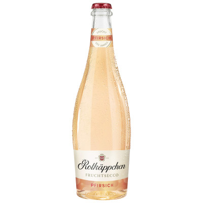 Rotkäppchen Fruchtsecco Pfirsich 0,75L  - Etikett verschmutzt/beschädigt 