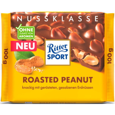 Ritter Sport Nuss Klasse Roasted Peanut 100G 