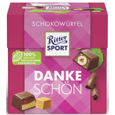 Ritter Sport Schokowürfel Dankeschön 176G 22ST 