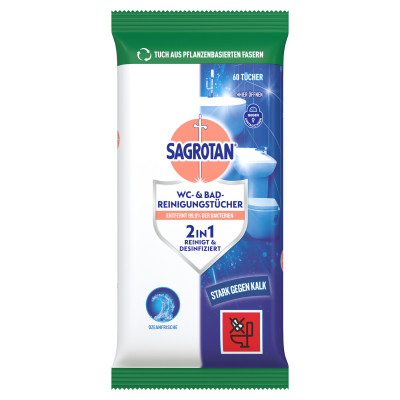 Sagrotan Reinigungstücher WC & Bad 60ST 
