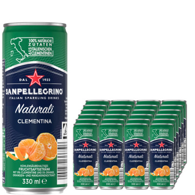 Sanpellegrino Naturali Clementina 24x 0,33L Dose 