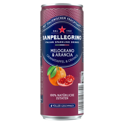 Sanpellegrino Melograno & Arancia 0,33L Dose 
