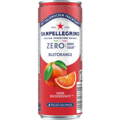 Sanpellegrino Zero Blutorange 0,33L Dose 