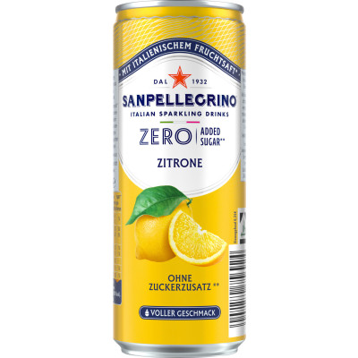 Sanpellegrino Zero Lemon 0,33L Dose 