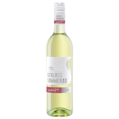 Schloss Sommerau weiß alkoholfrei 0,75L - Etikett verschmutzt/beschädigt 