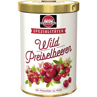 Schwartau Spezialitäten Wildpreiselbeeren 330G 