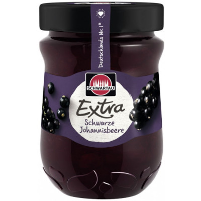 Schwartau Extra Schwarze Johannisbeere 340G 